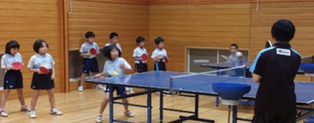 Junior table tennis class for beginners