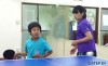 Table tennis class for elementary and junior high school students