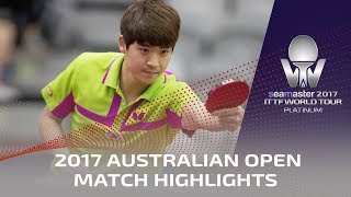 【Video】KIM Minhyeok VS PARK Ganghyeon, 2017 Seamaster 2017 Platinum, Australian Open finals