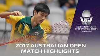 【Video】PARK Ganghyeon VS TSAO Erny, 2017 Seamaster 2017 Platinum, Australian Open