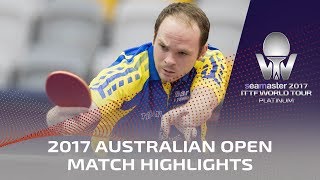 【Video】DRINKHALL Paul VS CHENG Zhiyang, 2017 Seamaster 2017 Platinum, Australian Open