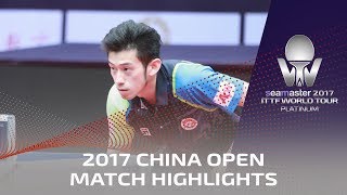【Video】OVTCHAROV Dimitrij VS WONG Chun Ting, 2017 Seamaster 2017 Platinum, China Open semifinal