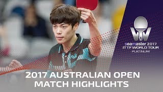 【Video】JUN Mizutani VS CHO Seungmin, 2017 Seamaster 2017 Platinum, Australian Open quarter finals