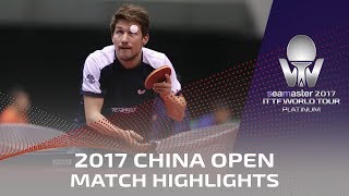 【Video】OVTCHAROV Dimitrij VS KARLSSON Kristian, 2017 Seamaster 2017 Platinum, China Open best 16