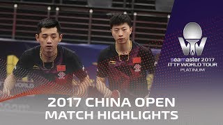 【Video】MA Long・ZHANG Jike VS HUANG Chien-Tu・WANG Tai-Wei, 2017 Seamaster 2017 Platinum, China Open best 16