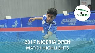 【Video】ABDEL-AZIZ Youssef VS FRANCISCO Jose Pedro, 2017 ITTF Challenge, Nigeria Open finals