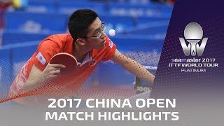 【Video】LIN Gaoyuan VS LAM Siu Hang, 2017 Seamaster 2017 Platinum, China Open best 32
