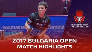 【Video】KENJI Matsudaira VS BUROV Viacheslav, 2017 Seamaster 2017  Asarel Bulgaria Open best 32