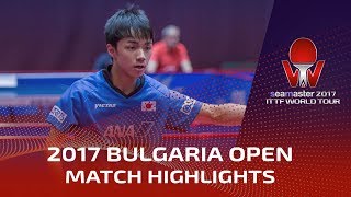 【Video】YUTO Kizukuri VS SZUDI Adam, 2017 Seamaster 2017  Asarel Bulgaria Open best 16