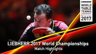 【Video】BOLL Timo VS FREITAS Marcos, LIEBHERR 2017 World Table Tennis Championships best 16