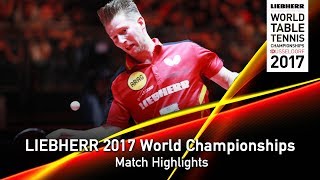 【Video】FILUS Ruwen VS FAN Zhendong, LIEBHERR 2017 World Table Tennis Championships best 16