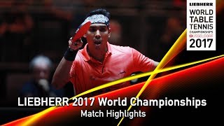 【Video】LIN Gaoyuan VS ACHANTA Sharath Kamal, LIEBHERR 2017 World Table Tennis Championships best 32