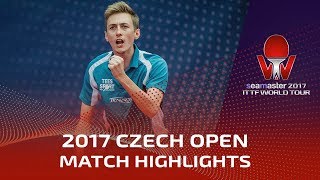 【Video】PITCHFORD Liam VS MUTTI Leonardo, 2017 Seamaster 2017  Czech Open