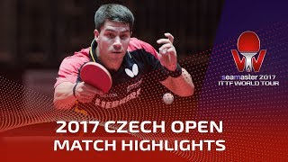 【Video】FRANZISKA Patrick VS CAO Wei, 2017 Seamaster 2017  Czech Open