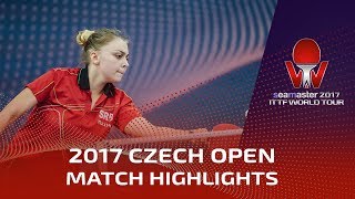 【Video】SAKI Shibata VS SURJAN Sabina, 2017 Seamaster 2017  Czech Open