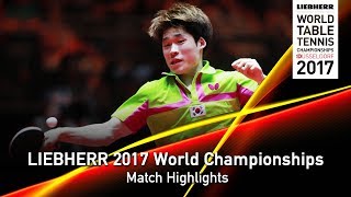 【Video】JANG Woojin VS BOLL Timo, LIEBHERR 2017 World Table Tennis Championships best 32