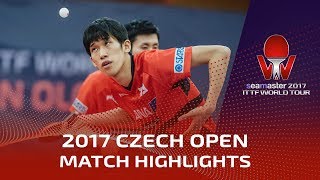【Video】MAHARU Yoshimura VS TOMOKAZU Harimoto, 2017 Seamaster 2017  Czech Open best 16