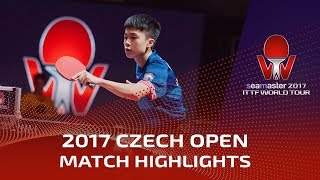 【Video】FANG Yinchi VS LIN Yun-Ju, 2017 Seamaster 2017  Czech Open best 16