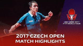【Video】TOMOKAZU Harimoto VS CALDERANO Hugo, 2017 Seamaster 2017  Czech Open semifinal