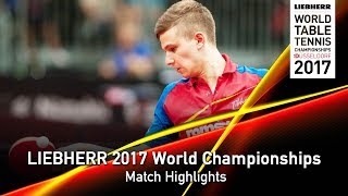 【Video】PLETEA Cristian VS OMOTAYO Olajide, LIEBHERR 2017 World Table Tennis Championships