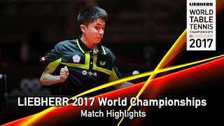 【Video】PLATONOV Pavel VS LIN Yun-Ju, LIEBHERR 2017 World Table Tennis Championships best 64