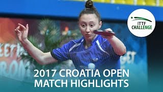 【Video】HONOKA Hashimoto VS POLCANOVA Sofia, 2017 ITTF Challenge, Zagreb Open finals