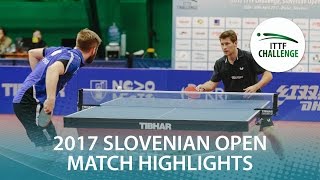 【Video】STEGER Bastian VS PERSSON Jon, 2017 ITTF Challenge, Slovenia Open finals