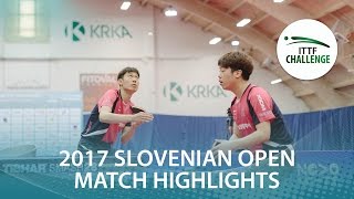 【Video】CHOI Wonjin・LEE Jungwoo VS ECSEKI Nandor・SZUDI Adam, 2017 ITTF Challenge, Slovenia Open finals