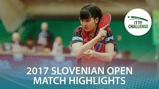 【Video】POTA Georgina VS HONOKA Hashimoto, 2017 ITTF Challenge, Slovenia Open semifinal