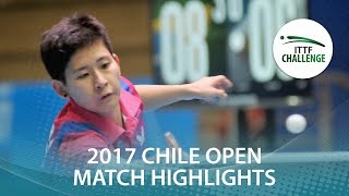 【Video】KUMAHARA Caroline VS MEDINA Paula, Seamaster 2017 ITTF Challenge, Seamaster Chile Open finals