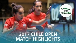 【Video】MORALES Judith・VEGA Paulina VS CODINA Ana・MOLERO Candela, Seamaster 2017 ITTF Challenge, Seamaster Chile Open finals