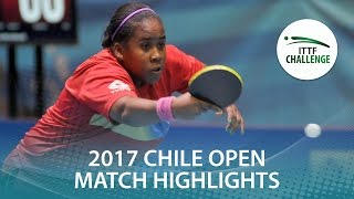 【Video】VEGA Paulina VS MEDINA Paula, Seamaster 2017 ITTF Challenge, Seamaster Chile Open semifinal