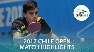 【Video】CIFUENTES Horacio VS FERNANDEZ Marcelo Seamaster 2017 ITTF Challenge, Seamaster Chile Open