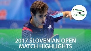 【Video】MADRID Marcos VS MAJSTOROVIC Ilija 2017 ITTF Challenge, Slovenia Open