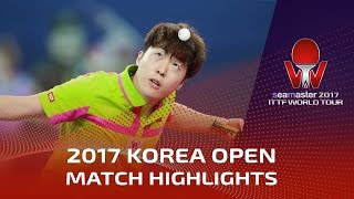 【Video】FRANZISKA Patrick VS LIM Jonghoon, 2017 Seamaster 2017  Korea Open semifinal