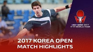 【Video】KOKI Niwa VS FRANZISKA Patrick, 2017 Seamaster 2017  Korea Open best 16