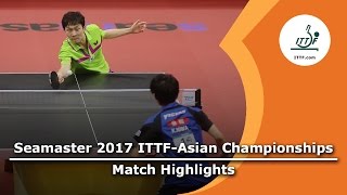 【Video】KOKI Niwa VS JEONG Sangeun, 2017 ITTF-Asian Championships semifinal