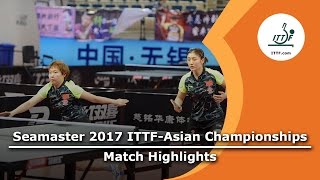 【Video】Zhu Yuling・CHEN Meng VS HITOMI Sato・HONOKA Hashimoto, 2017 ITTF-Asian Championships semifinal