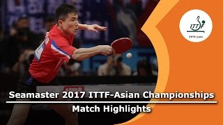 【Video】MA Long VS KANG Wi Hun, 2017 ITTF-Asian Championships best 64