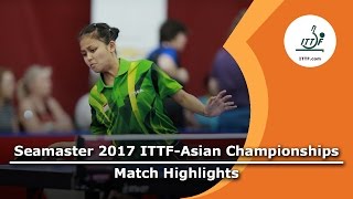 【Video】WuYang VS OKTARIYANI Novita, 2017 ITTF-Asian Championships best 64