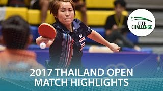 【Video】ZENG Jian VS KOMWONG Nanthana, 2017 ITTF Challenge, Thailand Open best 16