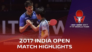 【Video】OVTCHAROV Dimitrij VS KOKI Niwa, 2017 Seamaster 2017 India Open semifinal
