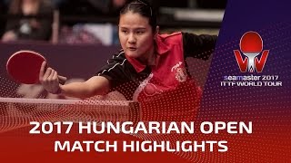 【Video】CHEN Xingtong VS YANG Xiaoxin, 2017 Seamaster 2017 Hungarian Open semifinal