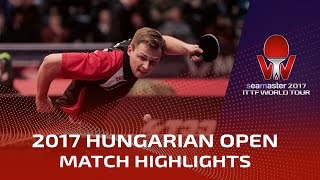 【Video】DUDA Benedikt VS LIN Gaoyuan, 2017 Seamaster 2017 Hungarian Open best 32
