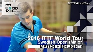 【Video】HACHARD Antoine VS ERIKSSON Anders 2016 Swedish Open 