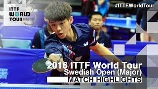 【Video】LAI Chi-Chien VS STENER Jonas 2016 Swedish Open 