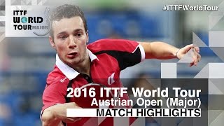 【Video】GAUZY Paul VS LI Hon Ming 2016 Hybiome Austrian Open 
