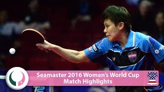 【Video】Tie Yana VS CHENG I-Ching, 2016 Seamaster Women's World Cup semifinal
