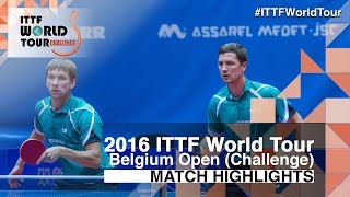 【Video】LIVENTSOV Alexey・PAIKOV Mikhail VS LAKATOS Tamas・SZUDI Adam, 2016 Belgium Open  finals