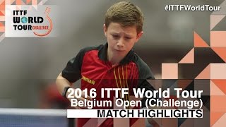【Video】LAI Chi-Chien VS KOSOLOSKY Olav 2016 Belgium Open 